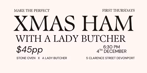XMAS HAMS with A Lady Butcher