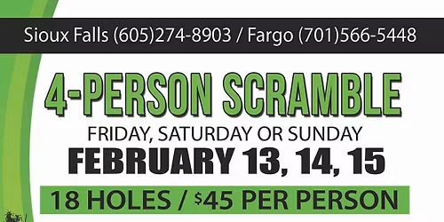 February 4 person scramble