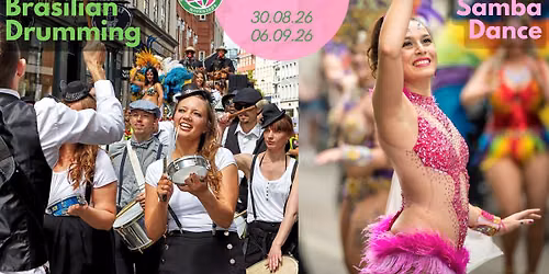 Try drumming or dancing samba with Bafo do Mundo Samba School