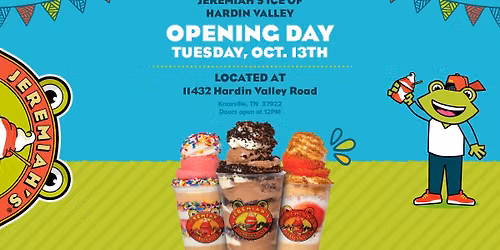 Jeremiah's Ice of Hardin Valley OPENING DAY!