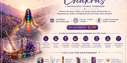 Illuminate Your Chakras Chakra Healing Workshop