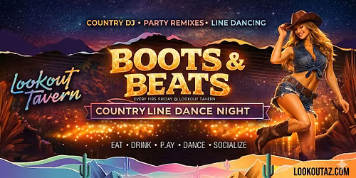 Boots & Beats: Country Line Dance Night @ Lookout Tavern