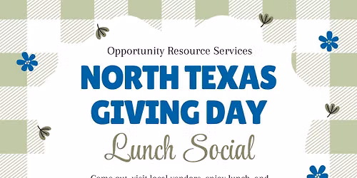 Opportunity Resource Services Lunch Social 