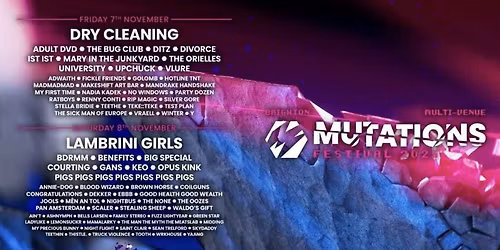 Mutations Festival 2025 - Saturday