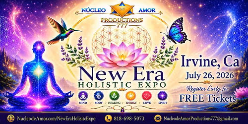 Irvine, CA Spiritual Holistic Expo Fair, Sunday July 26