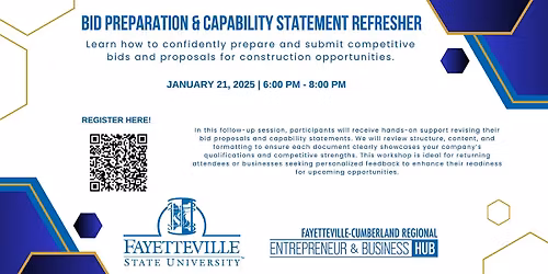 Bid Preparation & Capability Statement Refresher