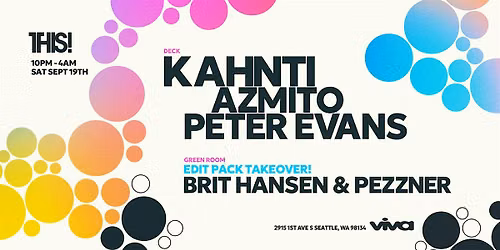 THIS! w\/ Kahnti - Saturday September 19th, 2026