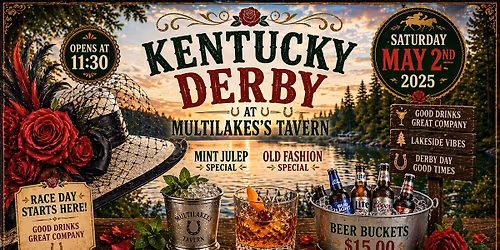 Kentucky Derby @ Multi-Lakes Tavern \ud83c\udfc7\ud83c\udffb\ud83c\udfc1\ud83c\udf38