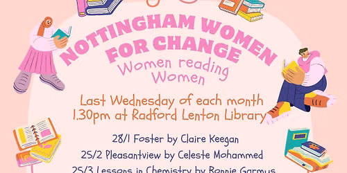 June - Women reading Women - monthly women's book group