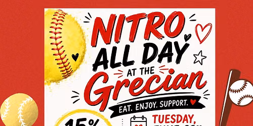 Nitro Select Softball Team Fundraiser at Grecian 
