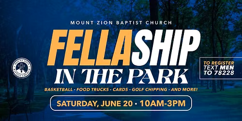 FELLAship in the Park: Men's Community Event