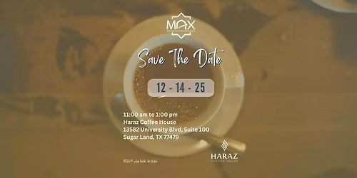MAX Texas Winter Coffee Social
