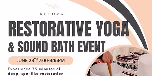 Restorative Yoga & Sound Bath Event