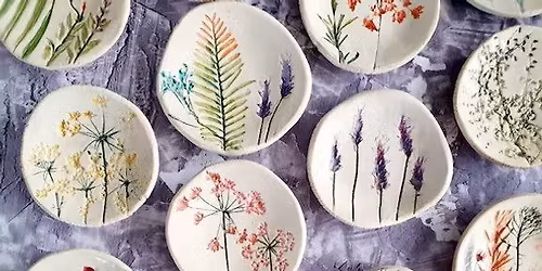 Pottery Spring Flower Dishes