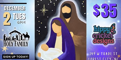 Holy Family Canvas Painting Workshop