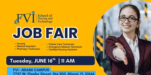 Job Fair FVI School of Nursing