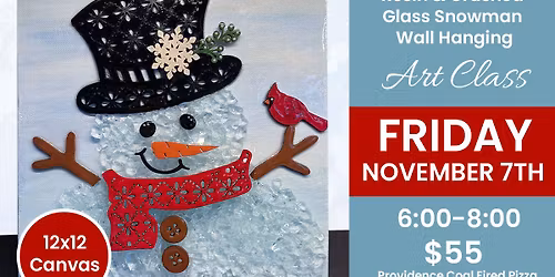 **SOLD OUT** Resin Snowman Canvas Wall Hanging Workshop