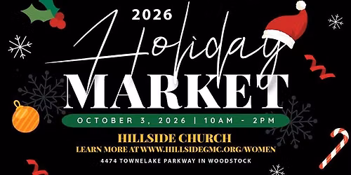 2026 Hillside Church Holiday Market