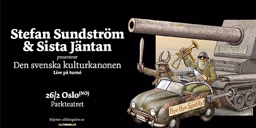Stefan Sundstr\u00f6m \/\/ Parkteatret \/\/ Pres. av All Things Live