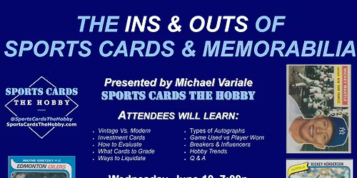 FREE Workshop: Sports Cards & Memorabilia at Sayville Library