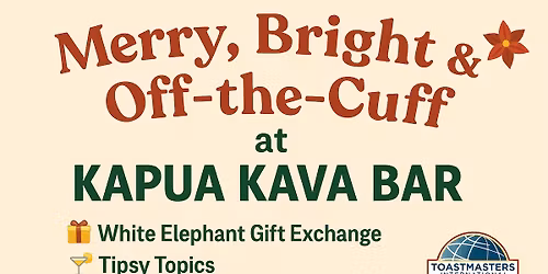 Merry, Bright & Off-the-Cuff - Holiday Party