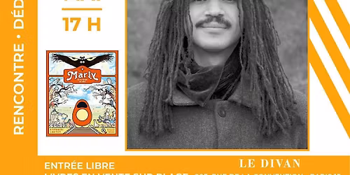 Emmanuel Lantam pr\u00e9sente son roman graphique \u00ab Marly ou la neige en \u00e9t\u00e9 \u00bb