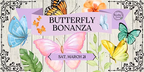 Butterfly Bonanza at Kerby's Nursery