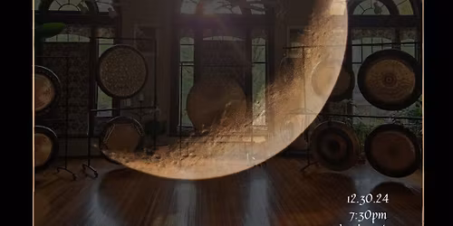 New Moon Meditation with LIVE GONGS with Nini Gridley & The Gong Lab