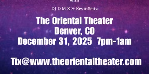 80s vs 90s New Years Eve Spectacular at Oriental Theater Denver