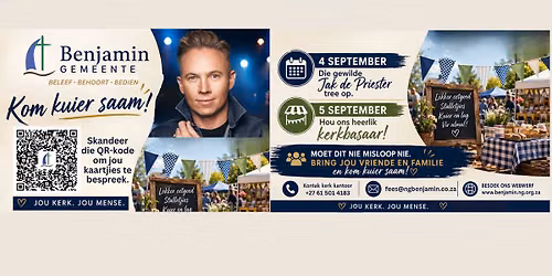 Feesnaweek! Benjamin Gemeente vier vanjaar 55 jaar! 