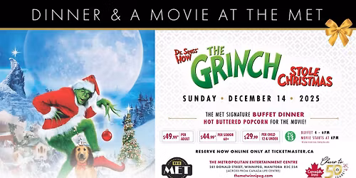 How the Grinch Stole Christmas - Dinner and Movie