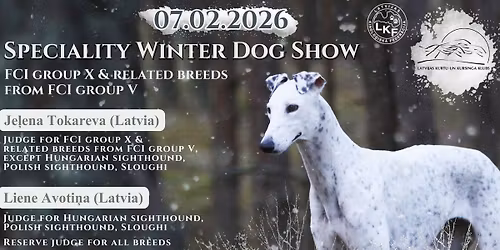 Latvian Sighthound Club Speciality Winter Dog Show