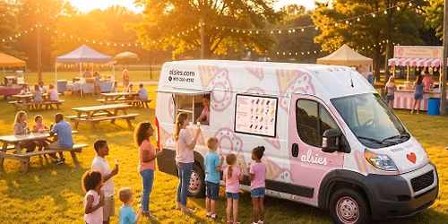 Alsies Ice Cream Truck at the Pool