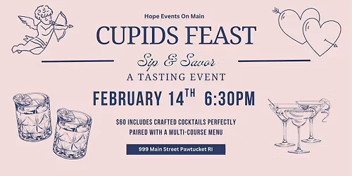 Cupids Feast - Sip & Savor A Tasting Event