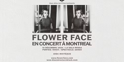 FLOWER FACE - Montr\u00e9al