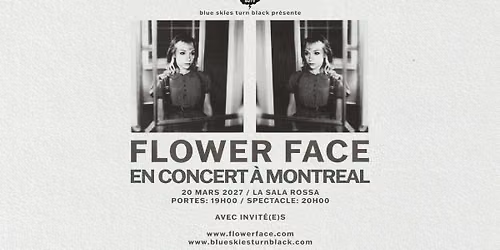 FLOWER FACE - Montr\u00e9al
