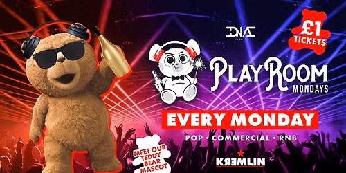 Playroom Mondays Easter Monday Special \ud83d\udc30\ud83e\udd5a \u00a31 Entry &amp; \u00a33.50 Drinks \ud83d\udc3b