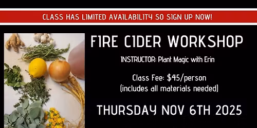 Fire Cider Workshop