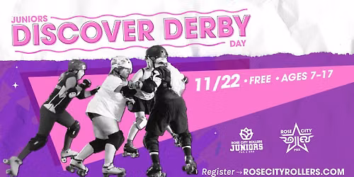 Juniors Derby Discovery Day- FREE way for youth to give roller derby a try!