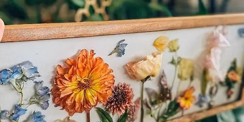  Chick-Fil-A Wayne Square Presents Flowers & Resin on a Canvas