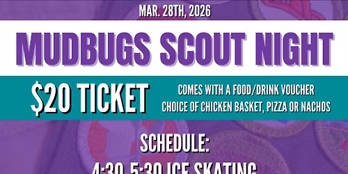 Shreveport mudbug Scout night hockey game