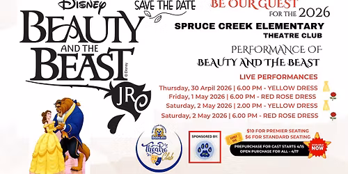 Spruce Creek Elem. Theater Club Performance of The Beauty and the Beast - Sponsored by SCE PTA