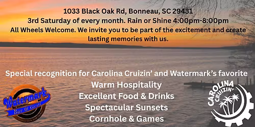 CAROLINA CRUIZIN MONTHLY CRUISE-IN