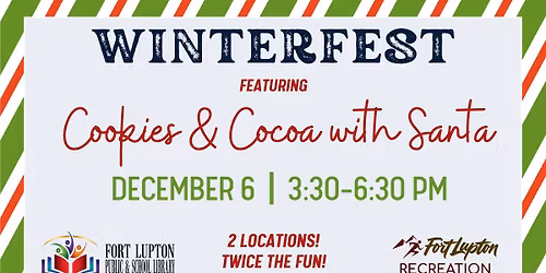 Winterfest featuring Cookies & Cocoa with Santa