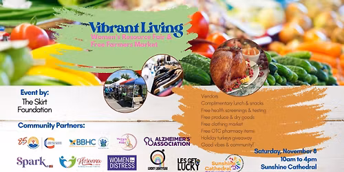 Vibrant Living: Women's Resource Fair & Free Farmers Market