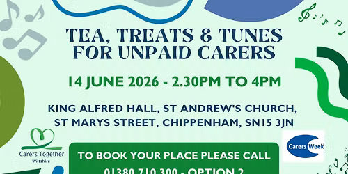 Tea, Treats and Tunes for Unpaid Carers