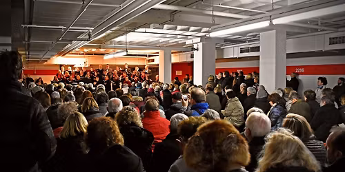 Weihnachtskonzert in der Tiefgarage
