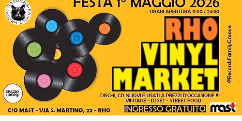 RHO VINYL MARKET - FESTA 1\u00b0 MAGGIO