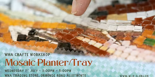 Craft Workshop: Mosaic Planter\/Tray