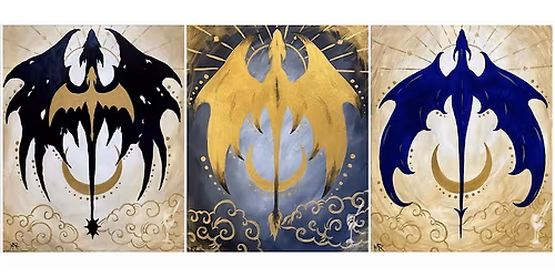 Mythic Guardians of the Lunar Sky - Paint and Sip in Houston | Classpop!\u2122